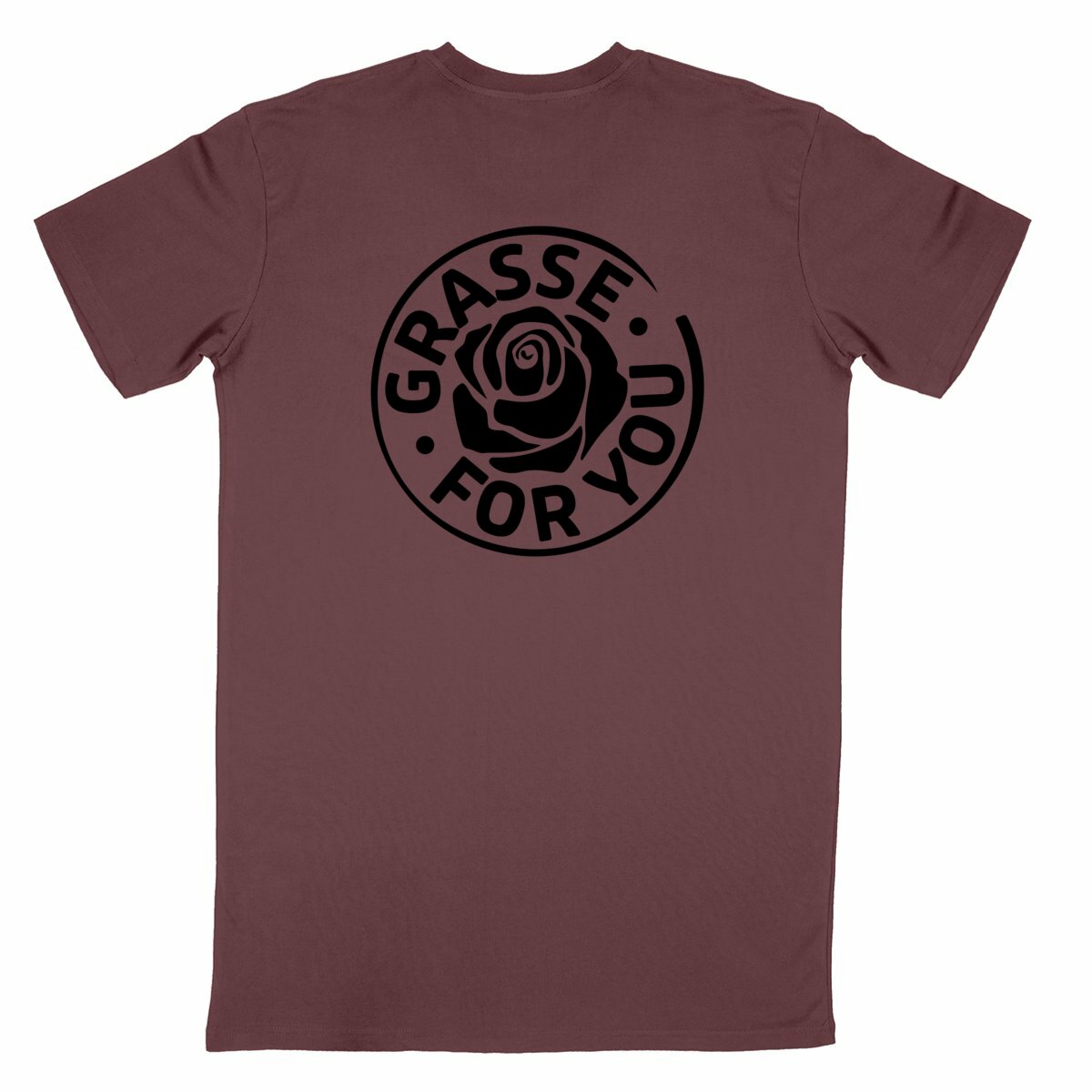 T-shirt Unisexe Classique Grasse for you black R/V - dos_bordeaux