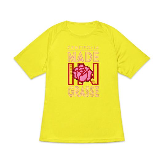 T-shirt de sport recyclé pour femme - Élégance Centifolia - face_0