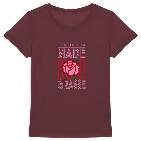 T-shirt Femme Epais Centifolia made in Grasse - face_0