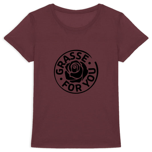 T-shirt Femme Epais Grasse for you black - face_0