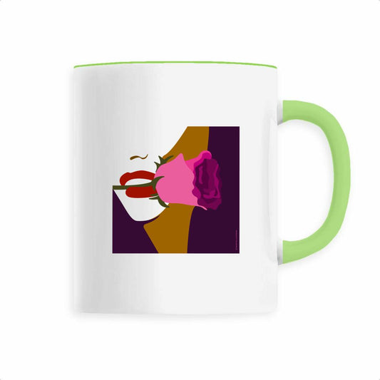Mug femme à la rose - face_0