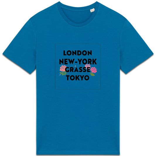T-shirt Unisexe épais London NY Grasse fleuri - face_0