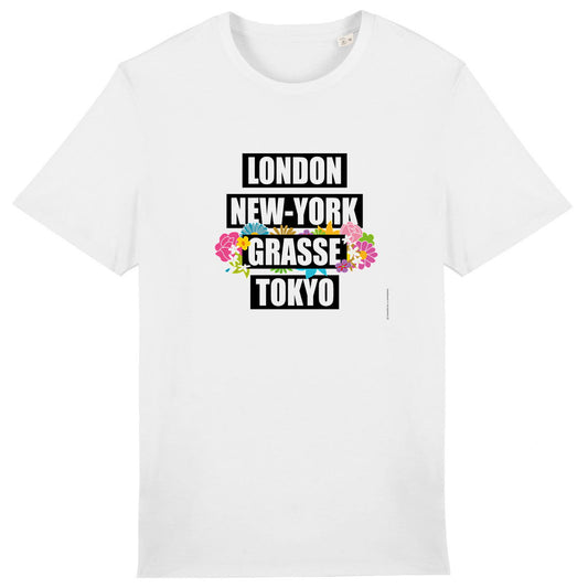 T-shirt Unisexe épais London Grasse fleuri - face_0