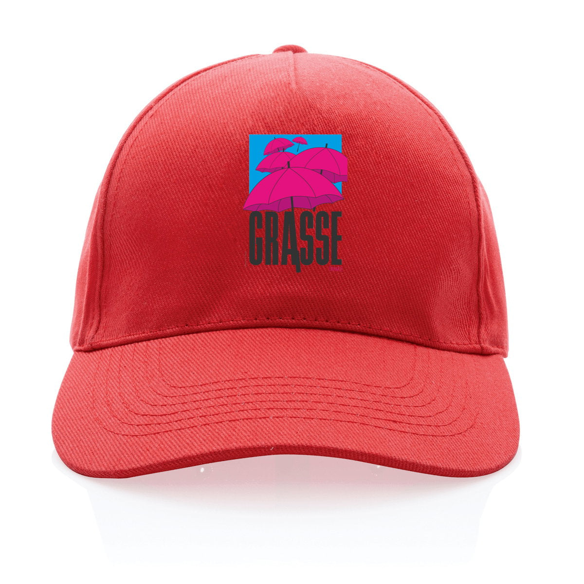 Casquette 100% recyclée Grasse parapluies - face_0