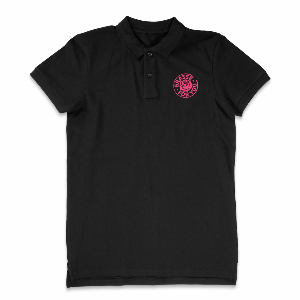 Polo Léger Homme Grasse for you rose - face_2