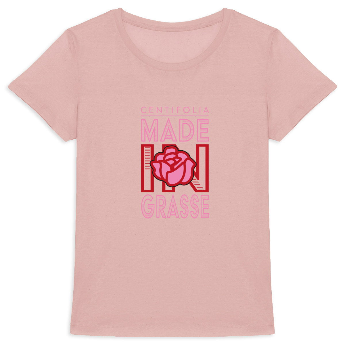 T-shirt Femme Epais Centifolia made in Grasse - face_3