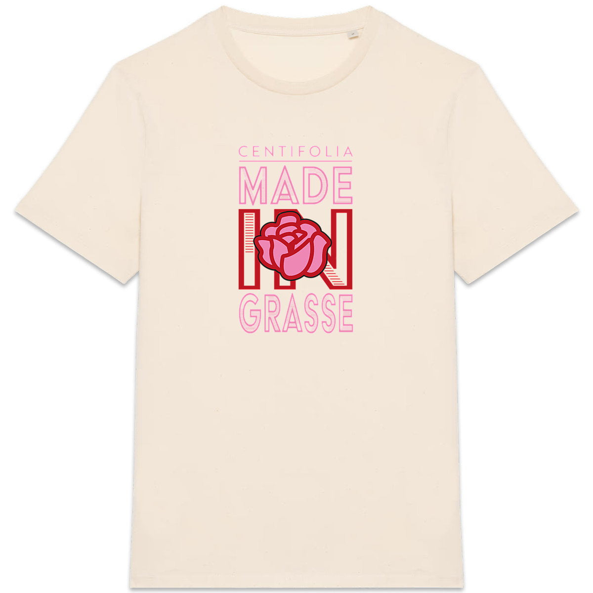 T-shirt Unisexe épais centifolia Made in Grasse - face_6