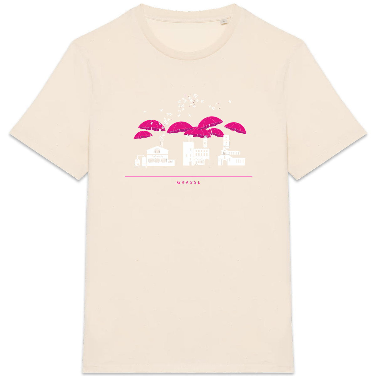 T-shirt Unisexe épais Grasse liner - face_6