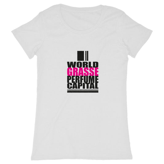 T-shirt Femme Classique World Grasse perfume - face_blanc