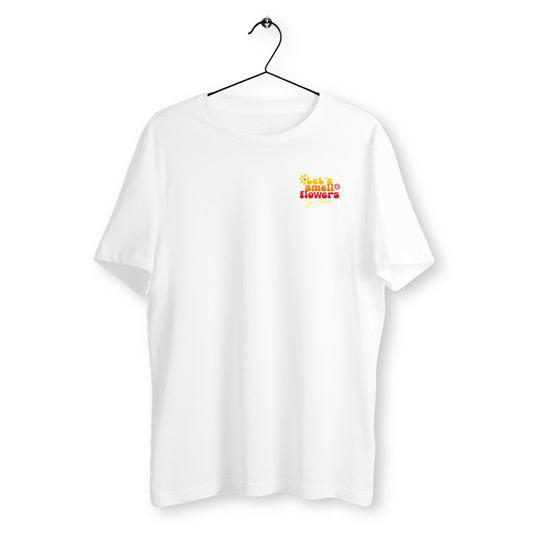 T-shirt Unisexe Classique Let's smell flowers in Grasse R/V - face_blanc