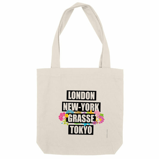 Totebag Grasse ville fleurie - face_naturel