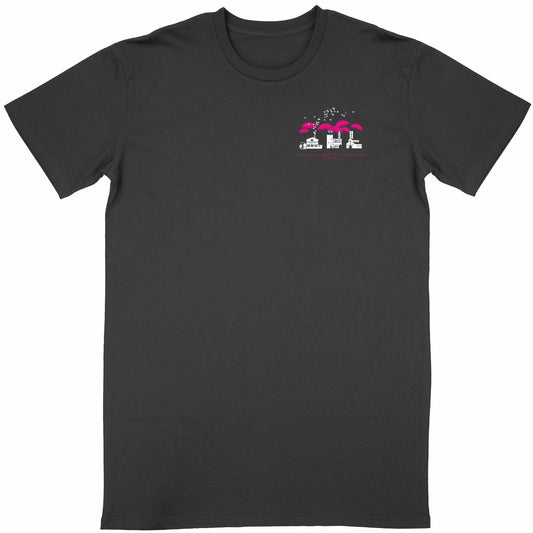 T-shirt Unisexe Classique Grasse liner R/V - face_noir