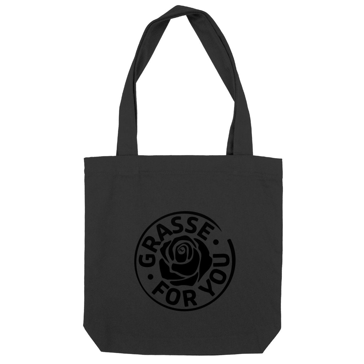 Tote bag Grasse for You - face_noir
