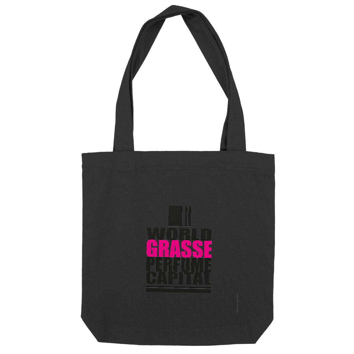 Totebag Grasse Perfume capital - face_noir