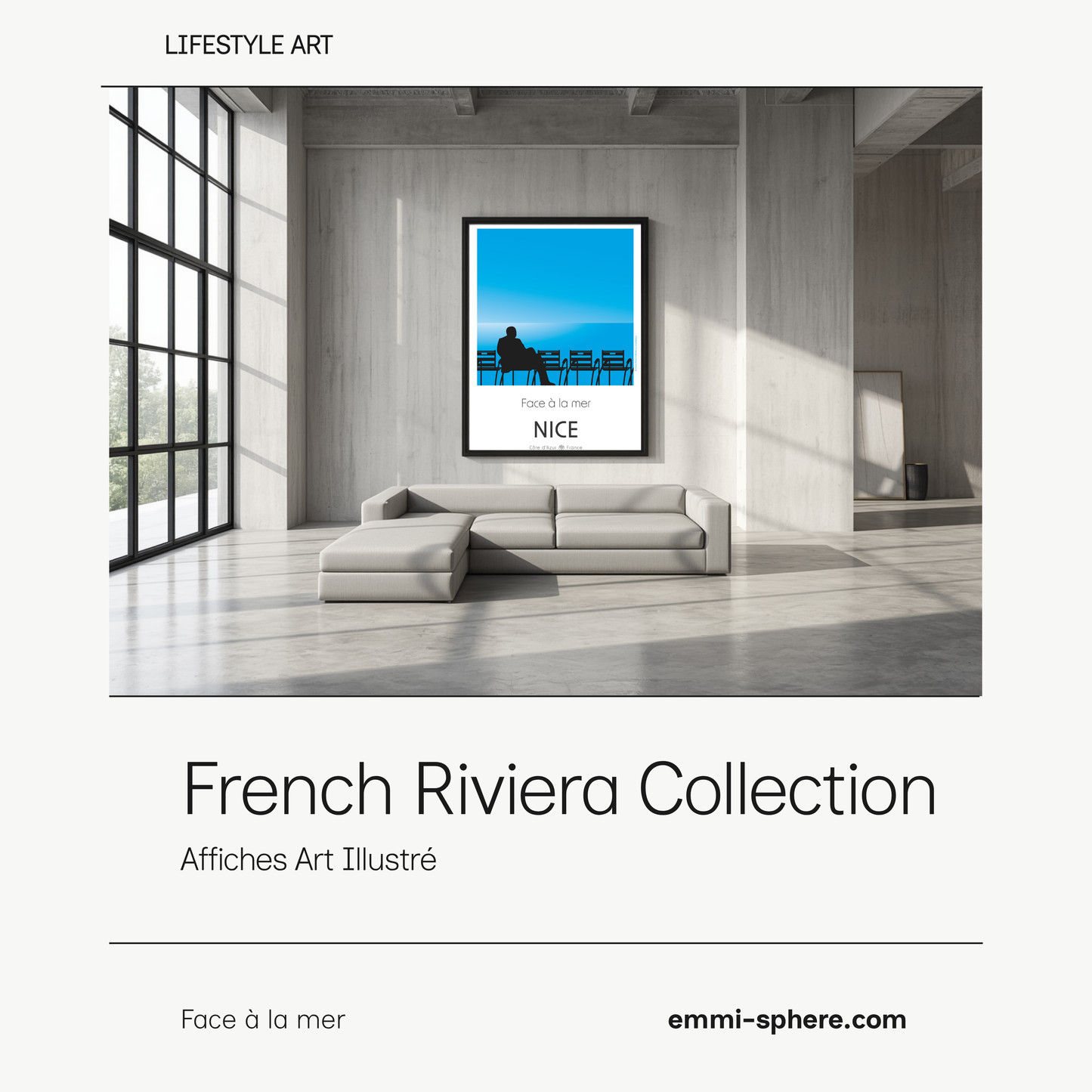 Affiche Face à la mer