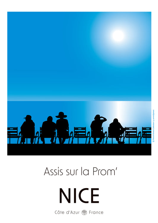 Affiche Assis sur la Prom'