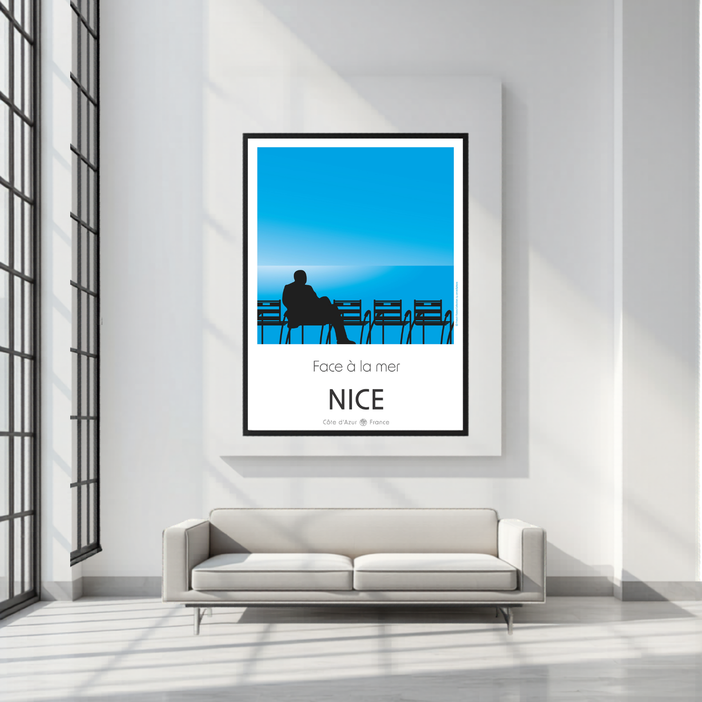 Affiche Face à la mer