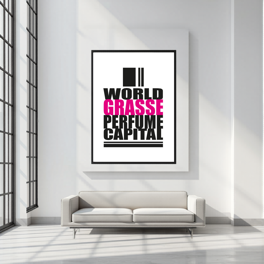 Affiche Flacon World Grasse Perfume