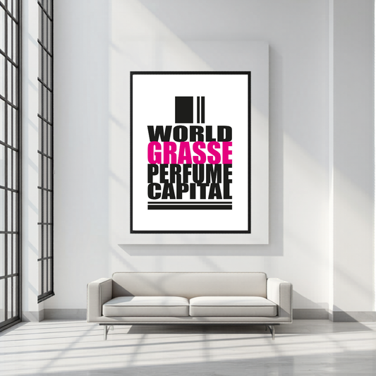 Affiche Flacon World Grasse Perfume