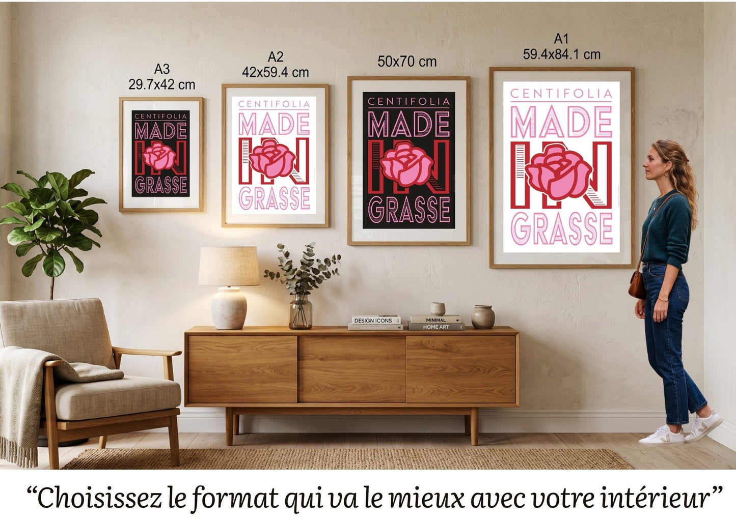 Affiche Centifolia Made in Grasse