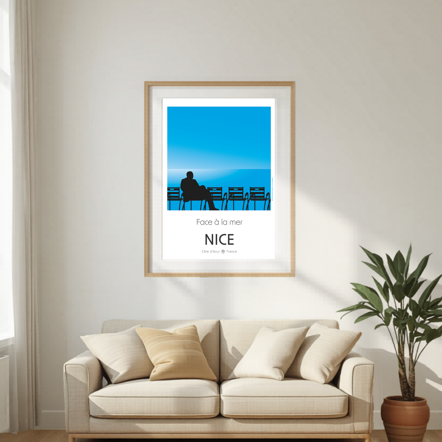 Affiche Face à la mer