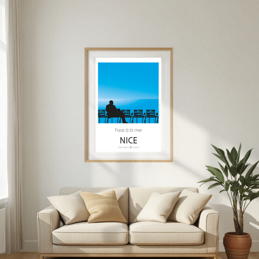 Affiche Face à la mer