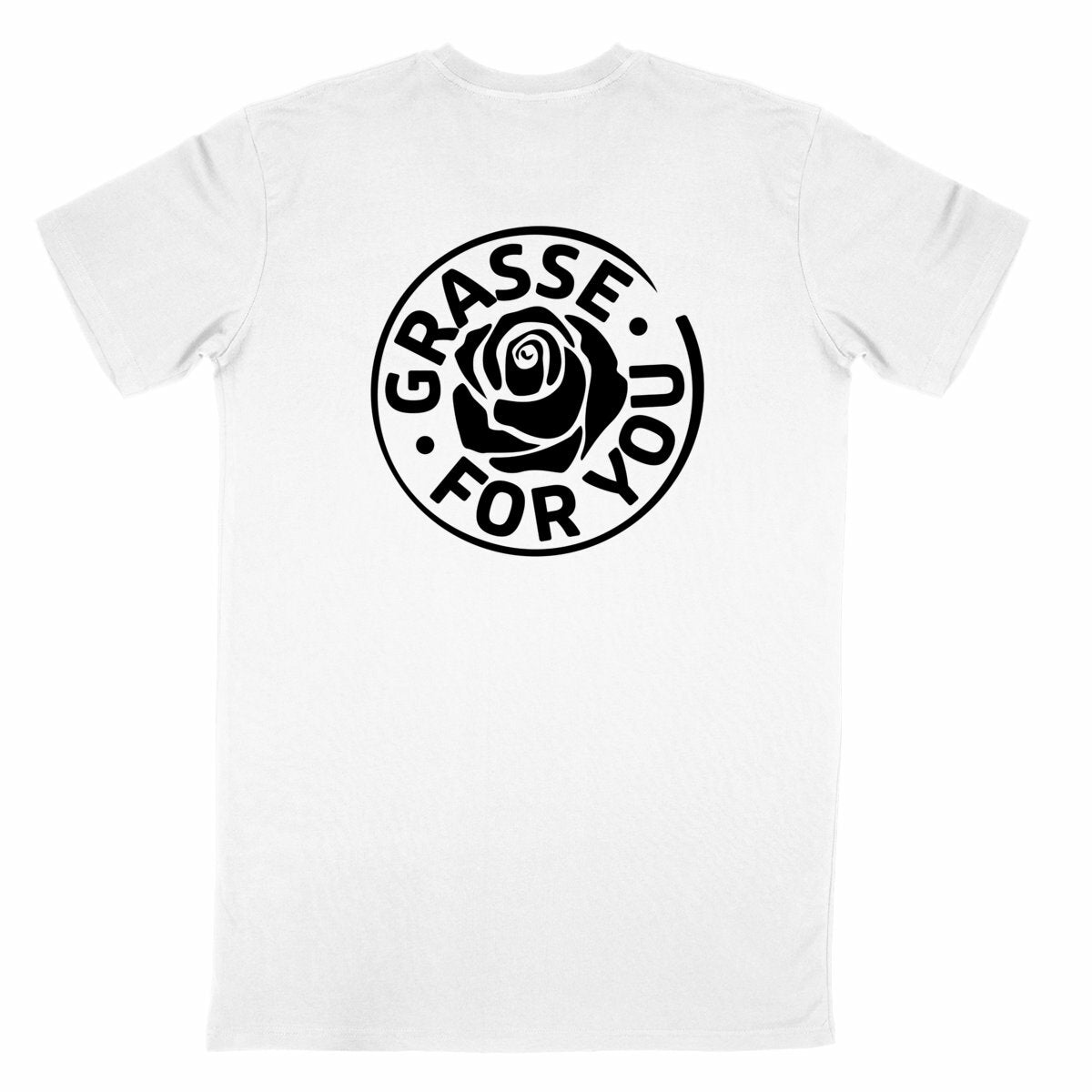 T-shirt Unisexe Classique Grasse for you black R/V - dos_blanc