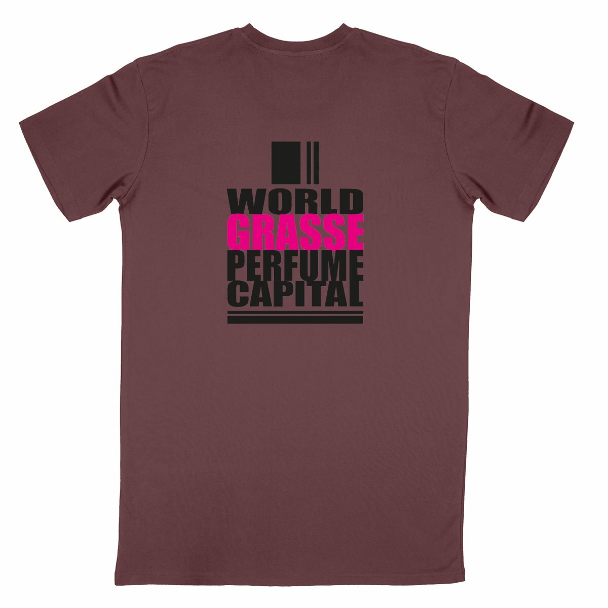 T-shirt Unisexe Classique World perfume Grasse - dos_bordeaux