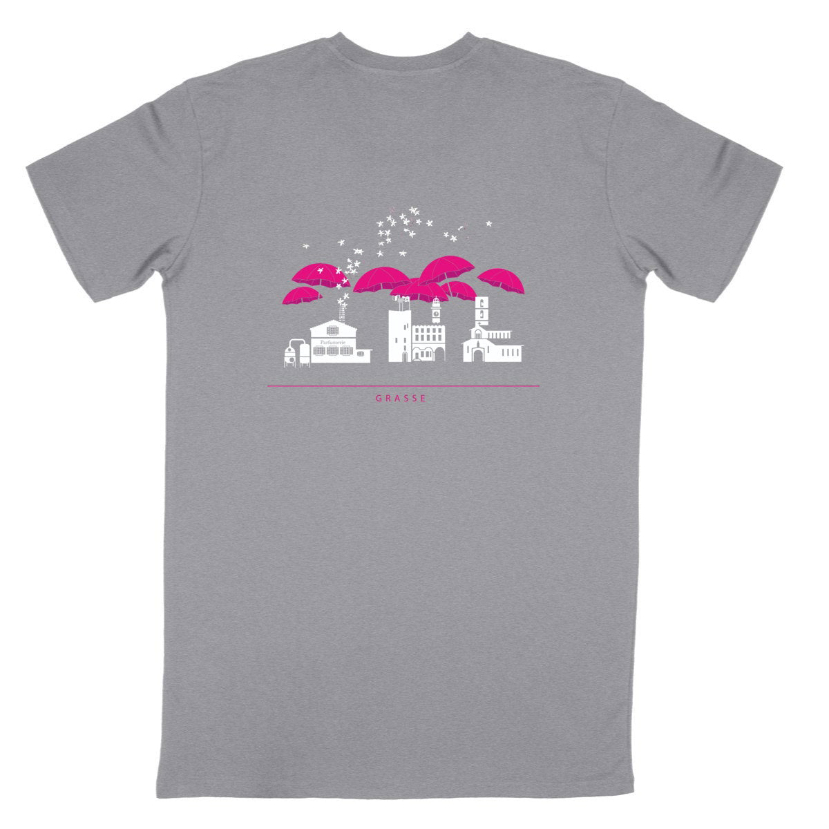 T-shirt Unisexe Classique Grasse liner R/V - dos_gris