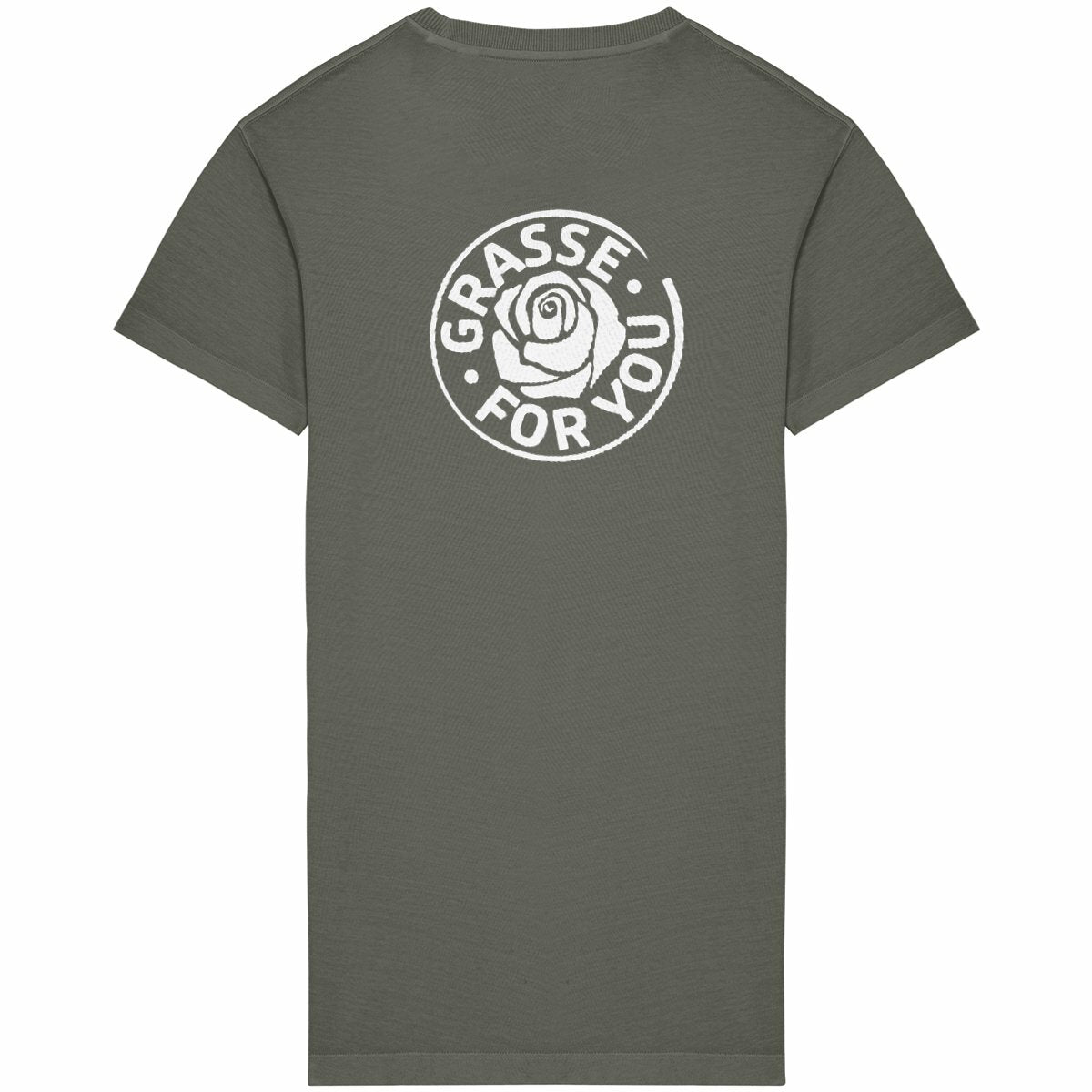 Robe T-shirt Vintage Femme Grasse for you R/V - dos_kaki