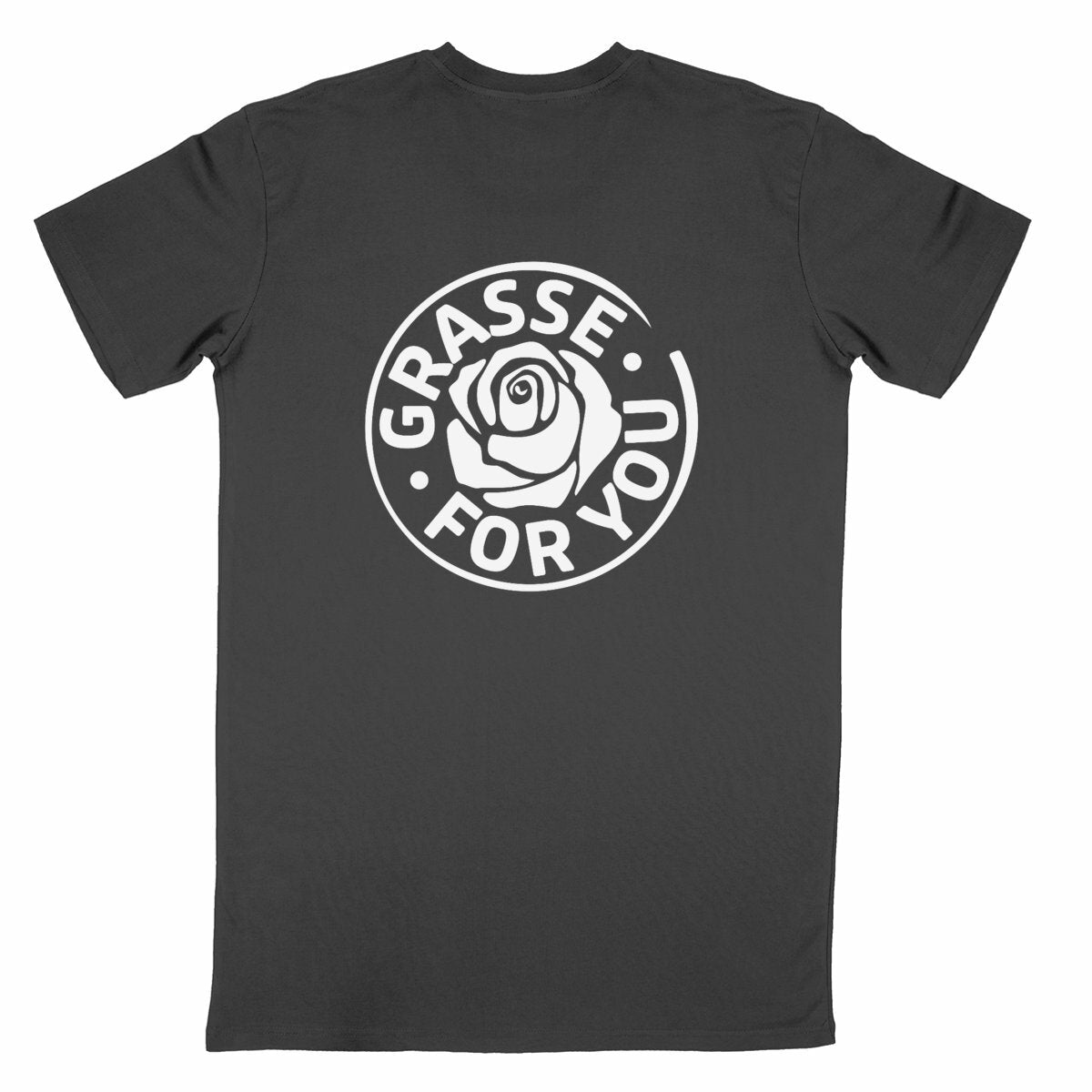 T-shirt Unisexe Classique Grasse for you white R/V - dos_noir