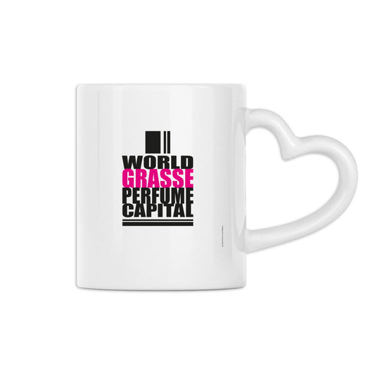 Mug à anse en forme de coeur World Grasse - face_0