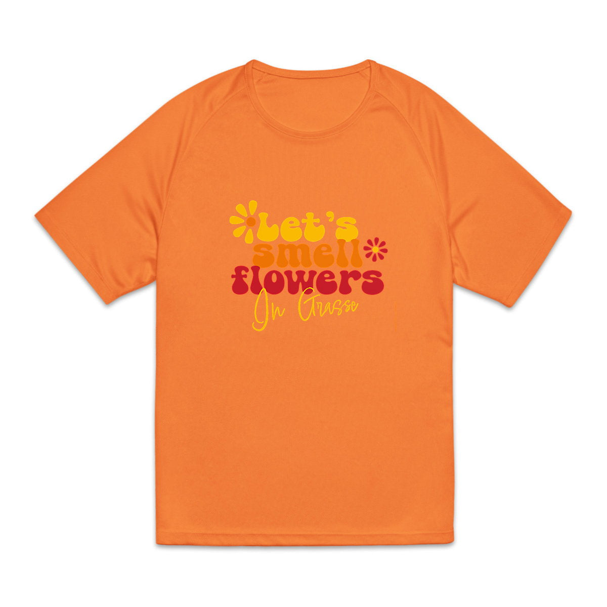 T-shirt de sport recyclé pour homme : Sentez les fleurs de Grasse - face_0