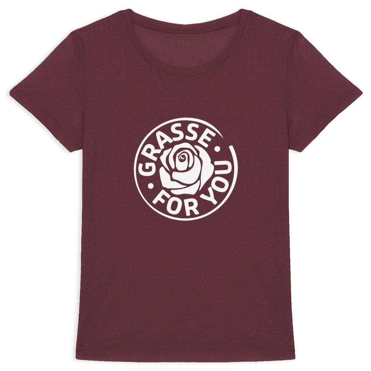 T-shirt Femme Epais Grasse for You blanc - face_0