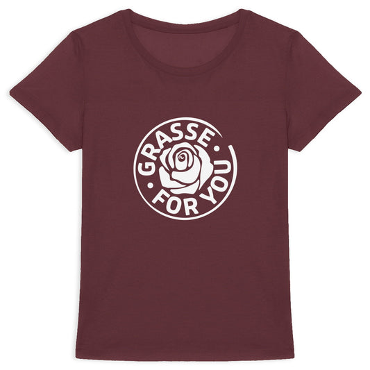 T-shirt Femme Epais Grasse for You blanc - face_0