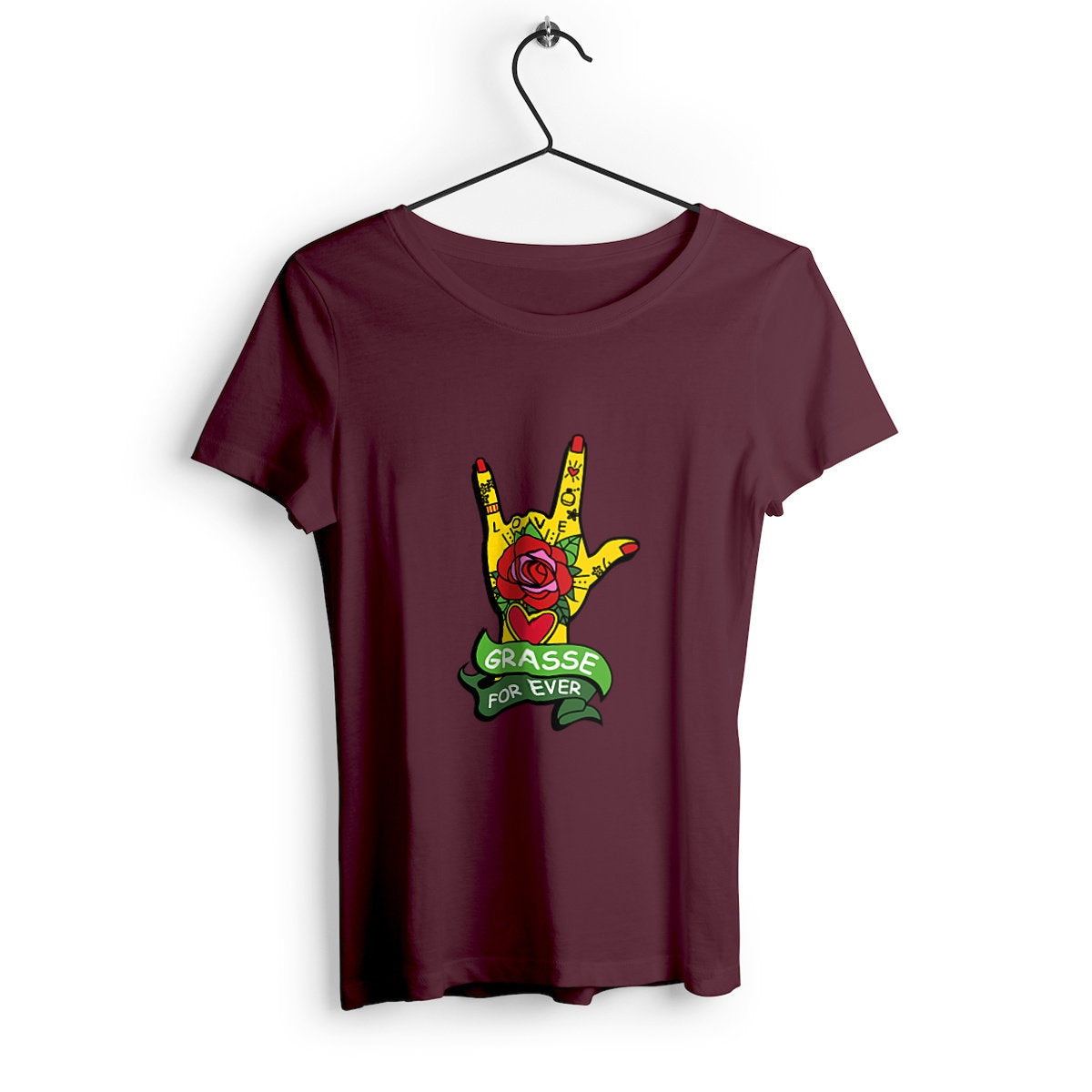 T-shirt Femme Epais Grasse for Ever - face_0