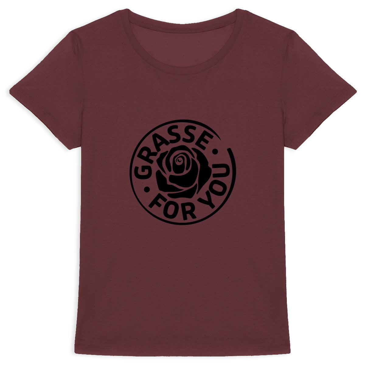 T-shirt Femme Epais Grasse for you black - face_0