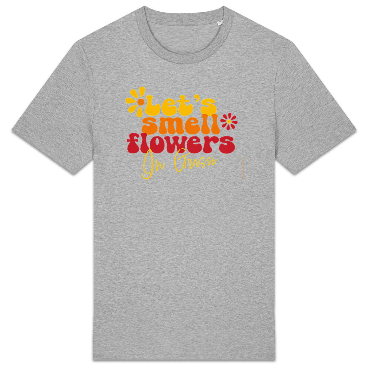 T-shirt Unisexe épais Let's smell flowers - face_0