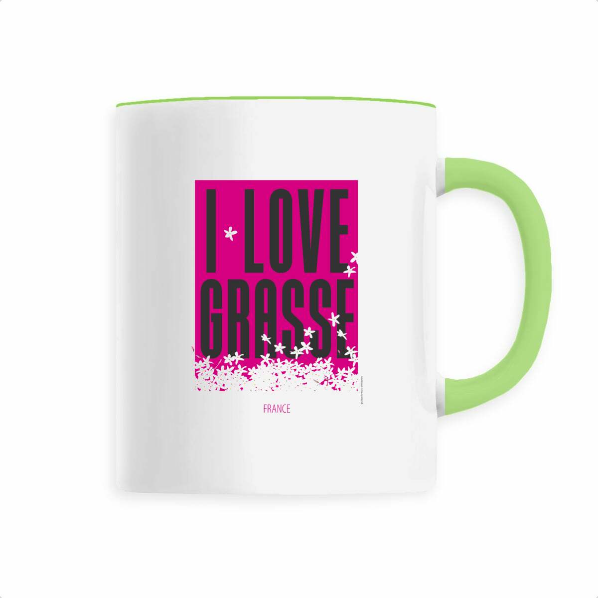 Mug I love Grasse - face_0