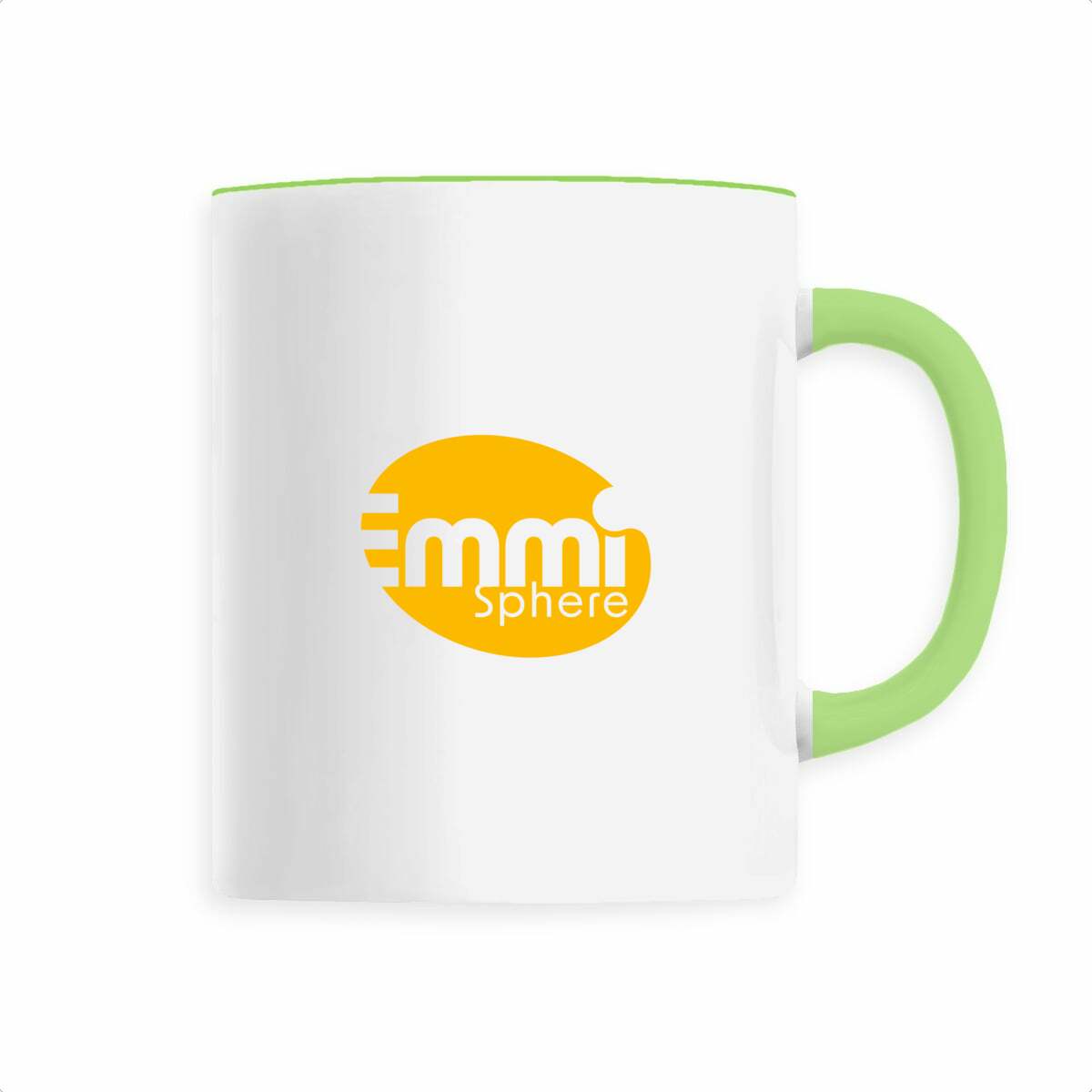 Mug logo jaune emmiSphere - face_0