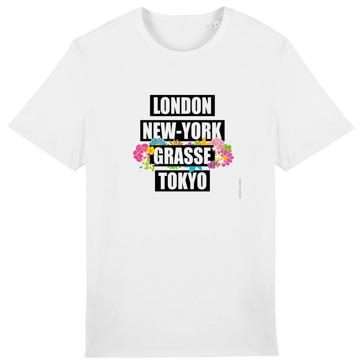 T-shirt Unisexe épais London Grasse fleuri - face_0