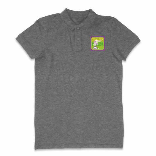 Polo Léger Homme Flower power mauve - face_0
