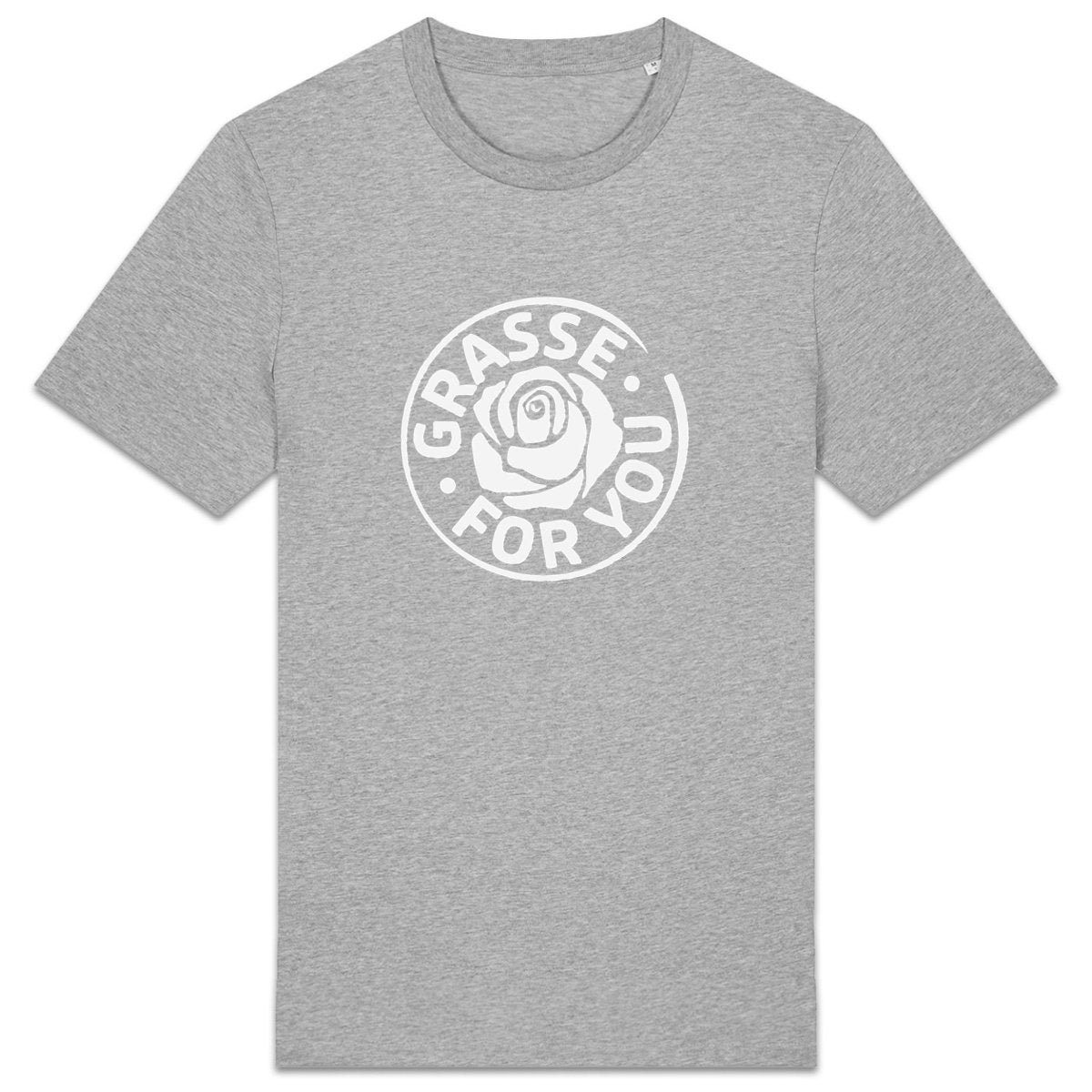 T-shirt Unisexe épais Grasse for you white - face_0