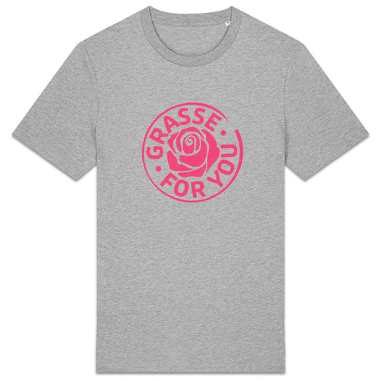 T-shirt Unisexe épais Grasse for you rose - face_0