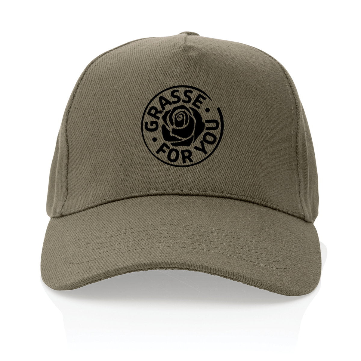 Casquette 100% recyclée Grasse for you black - face_1