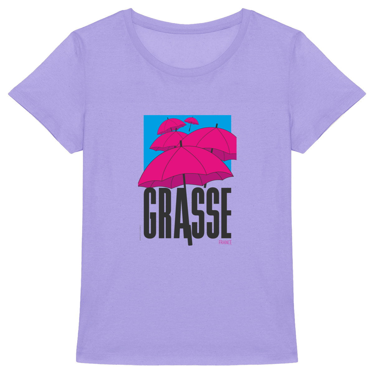T-shirt Femme Epais Grasse Parapluies - face_1