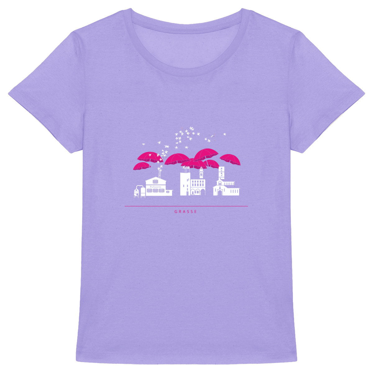 T-shirt Femme Epais Grasse liner - face_1