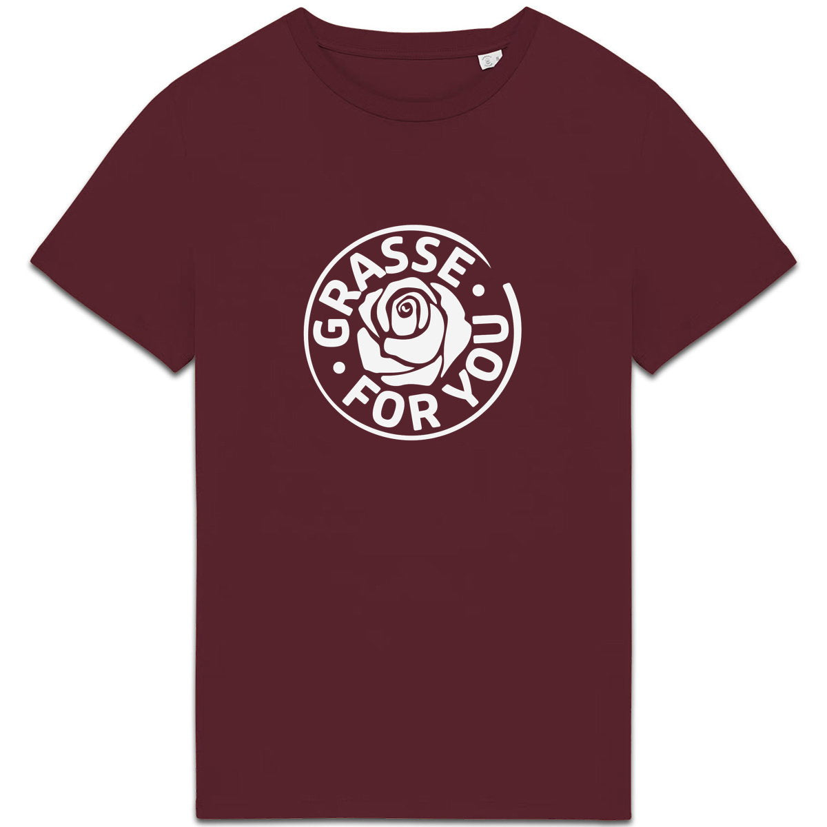 T-shirt Unisexe épais Grasse for you white - face_1