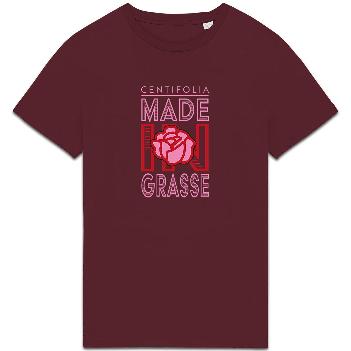 T-shirt Unisexe épais centifolia Made in Grasse - face_1