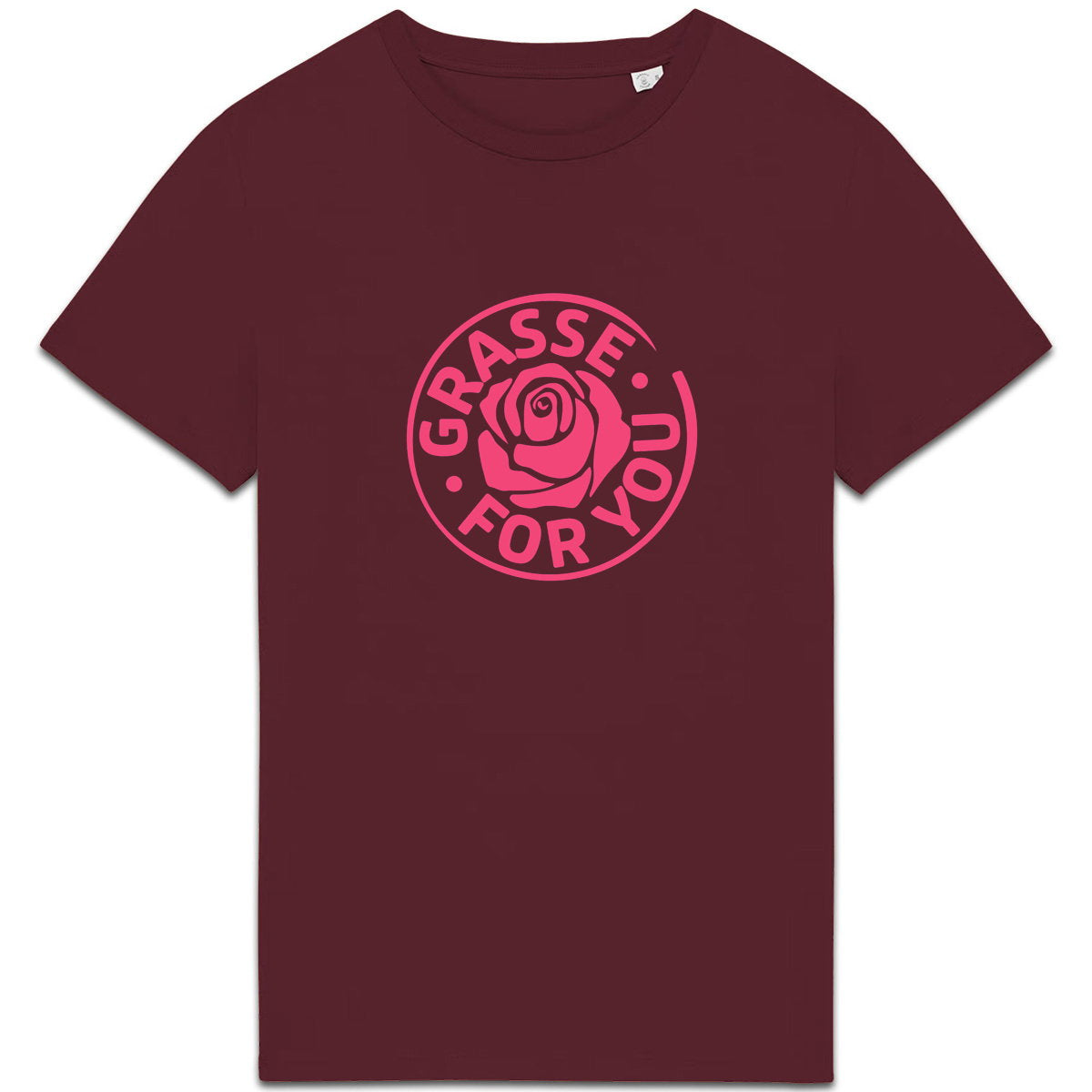 T-shirt Unisexe épais Grasse for you rose - face_1